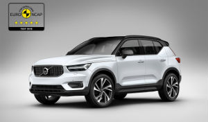 Европейский автомобиль года Volvo XC40 получил высшую оценку по безопасности в тестах Euro NCAP